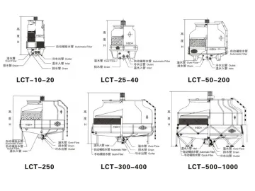 FRP Counterflow Cooling Tower (Standard Type)