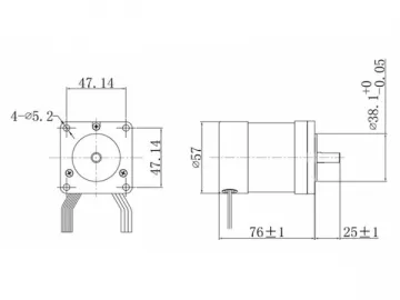 Brushless DC Motor, 57 Series