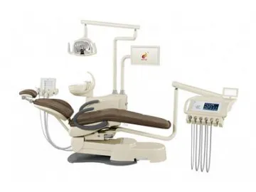 HY-E60 Dental Unit  Deluxe Version (integrated dental chair, multiple operating units, LED light)