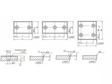 DNB-#200P20 20mm Thick Wear Plate