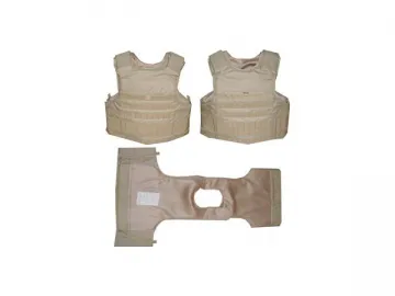 Tactical Bulletproof Vest with Shoulder Protection, Ballistic Body Armor