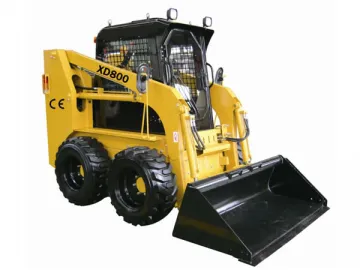 XD800 0.8T Wheeled Skid Steer Loader