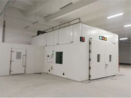 Drive-In Vehicle Test Chamber (Solar Simulation & Dynamometer)