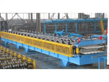 Double Layer Corrugated Sheet Roll Forming Machine