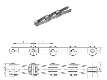 Offset Link Chain for Sugar Industry