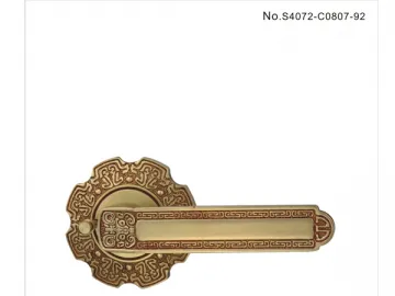 S4072-C0807-92 Brass Handle Door Lock