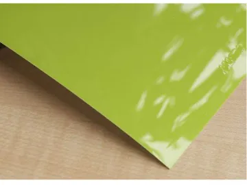 Green High Gloss PVC Decorative Sheet