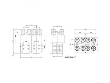 YF 100A-2T DC contactor