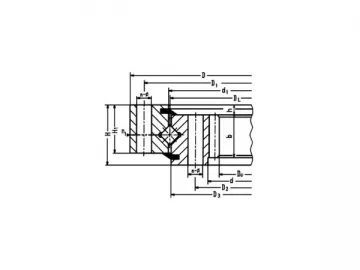 Cross-Roller Slewing Bearing (Internal gear)