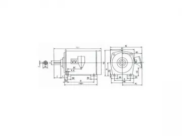 High Voltage Explosion-proof Three-phase Induction Motor YC-1