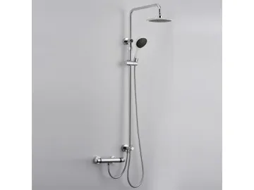 Chrome Thermostatic Mixer Shower Valve (for 4 Inch Handheld Shower System)