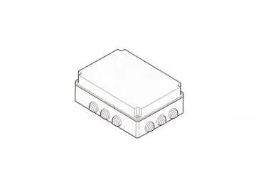 IP44 Junction Box with Press-Fit Cover