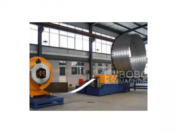 Corrugated Metal Pipe Machine