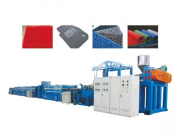 Plastic Coil Mat Extrusion Line