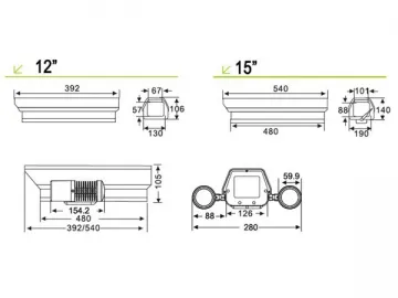 IRH162G-IP IP Camera Constant Temperature IR Illuminator Housing