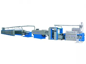 Plastic Extruding Flat Yarn Stretching Line