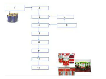 Tomato Paste Re-Packing Line