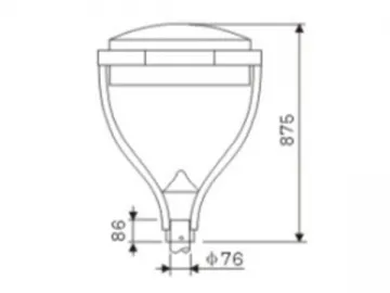 XLD-T93A Garden Post Lamp