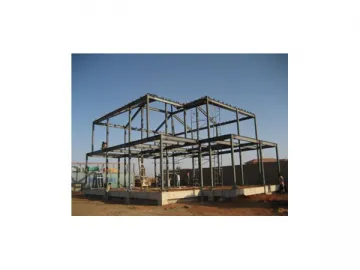 Steel structure villa