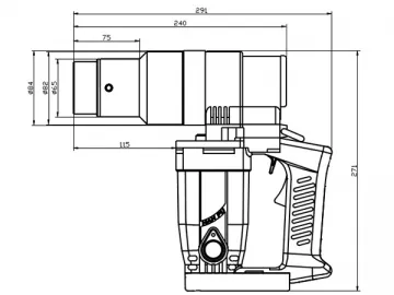 Heavy Duty Electric Shear Wrench S-27