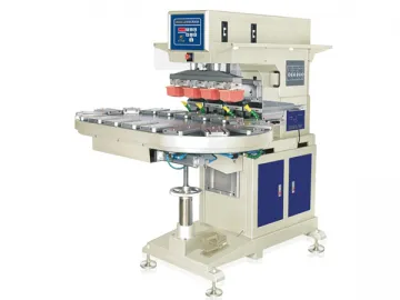 Four Colors Pad Printer with Conveyor