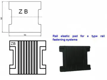 Rail Elastic Pad