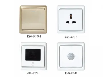 R86-F Wall Switch and Socket