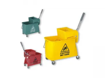 Portable Single Mop Wringer Trolley