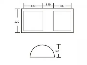 KM-9047 4-Person Family Tent