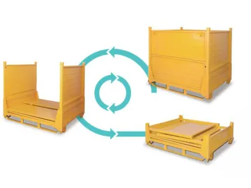 Collapsible Solid Sided Stillage BSA Series