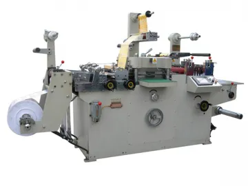 Roll to Roll Continuous Free Label Die Cutter (With Gold Foil)