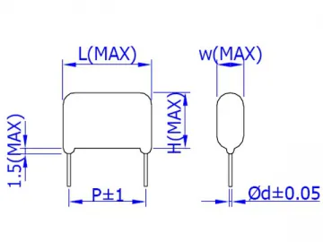 CBB21 Metallized Polypropylene Film Capacitor