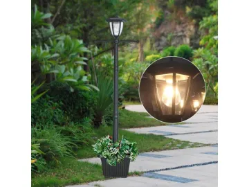 Solar Powered Lighting Cast Aluminum Post Mount Light, ST6221HP-A LED Light