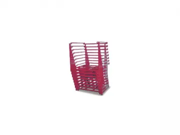 Stackable Storage Rack with Guideway