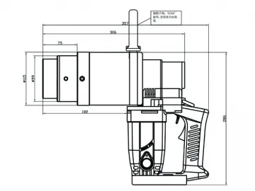 Heavy Duty Electric Shear Wrench S-36