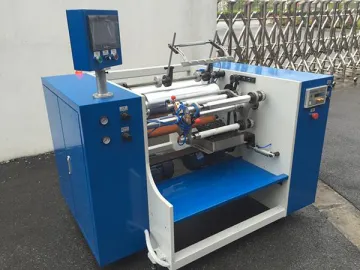 Three Shafts Aluminum Foil Rewinding Machine