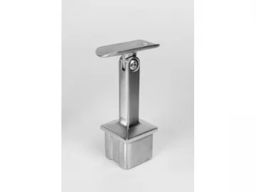 Stainless Steel Adjustable Handrail Support - Square Tube Fittings