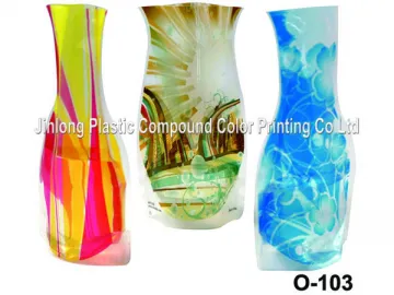 Plastic Flower Vase Packaging Bag