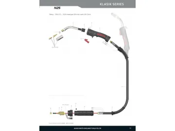 N25, MIG/MAG Welding Gun