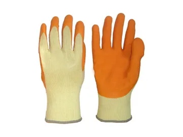 Polyester Lined Latex Coated Gloves