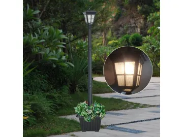 Solar Powered LED Lighting Cast Aluminum Post Light, ST4301HP LED Light