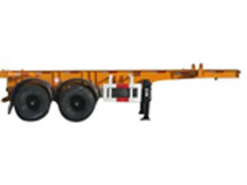 20 Feet Double Axle Skeletal Trailer