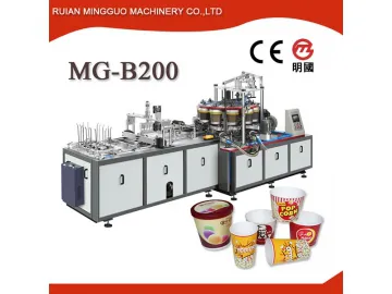 Popcorn Cup / Paper Bucket Forming Machine MG-B200