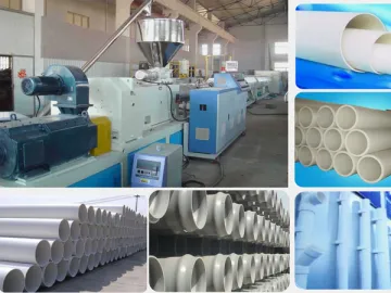 PVC Multifunctional Large Caliber Pipe Production Line