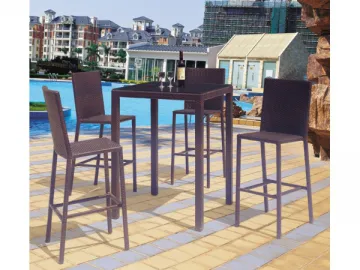 Rattan Bar Set