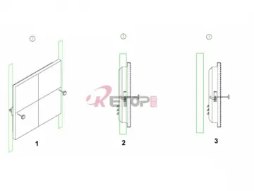 Removable Front Panel LED Display