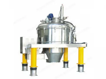 PLD Pull Action Filter Centrifuge with Scraper Bottom Discharge