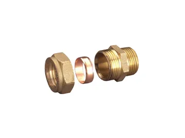 Compression Fitting, Brass Fittings