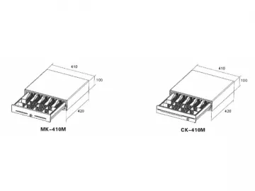 MK-410M Manual Cash Drawer