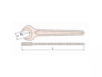 140 Non Sparking Single Open End Wrench